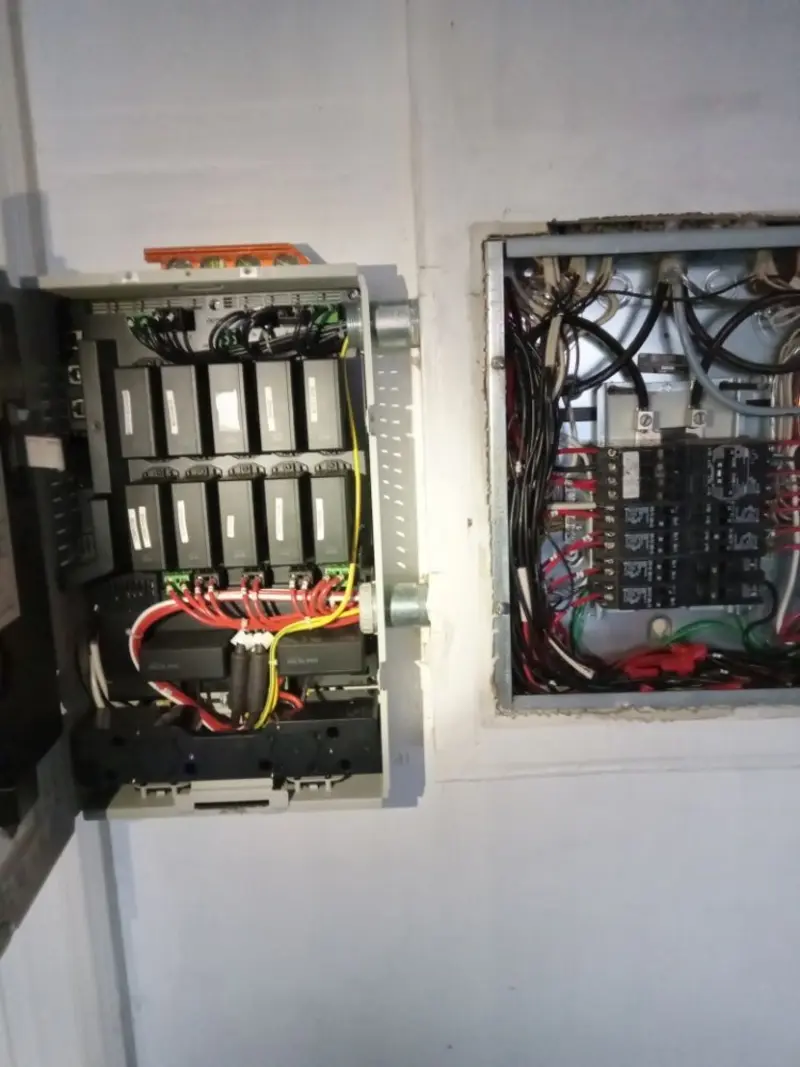 Electrical panel upgrade completed for Ring Doorbell Installation in Beavercreek